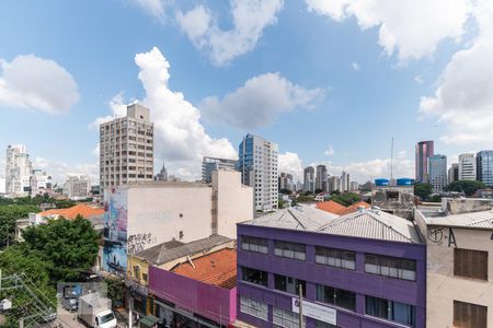 Sala - Vista de apartamento para alugar com 1 quarto, 42m² em Pinheiros, São Paulo