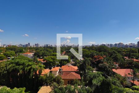 Vista da  da Sala de apartamento para alugar com 3 quartos, 130m² em Jardim Paulista, São Paulo