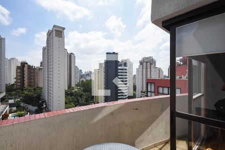 Varanda de apartamento à venda com 1 quarto, 68m² em Vila Andrade, São Paulo