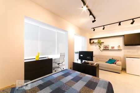 Studio para alugar com 31m², 1 quarto e 1 vaga Studio para alugar com 31m², 1 quarto e 1 vagaQuarto