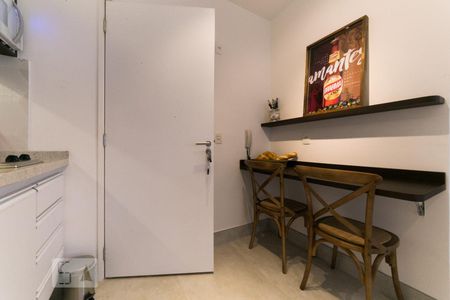 Cozinha de kitnet/studio à venda com 1 quarto, 31m² em Santo Amaro, São Paulo