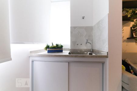 Varanda de kitnet/studio à venda com 1 quarto, 31m² em Santo Amaro, São Paulo