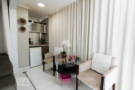 Espaço Gourmet na Sala de apartamento à venda com 2 quartos, 70m² em Norte (águas Claras), Brasília