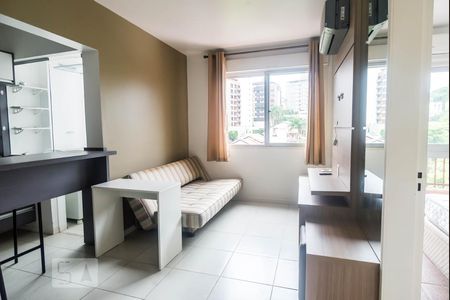 Sala de apartamento à venda com 1 quarto, 49m² em Boa Vista, Porto Alegre
