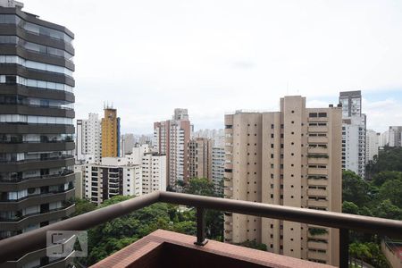 Apartamento para alugar com 100m², 2 quartos e 2 vagasVaranda da suíte