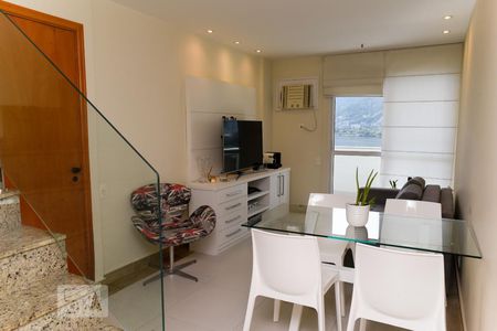 Sala - primeiro andar de apartamento à venda com 2 quartos, 110m² em Lagoa, Rio de Janeiro