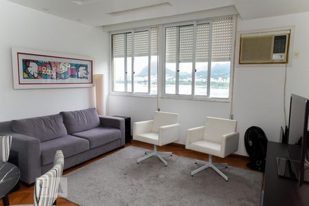Sala de apartamento para alugar com 2 quartos, 82m² em Lagoa, Rio de Janeiro
