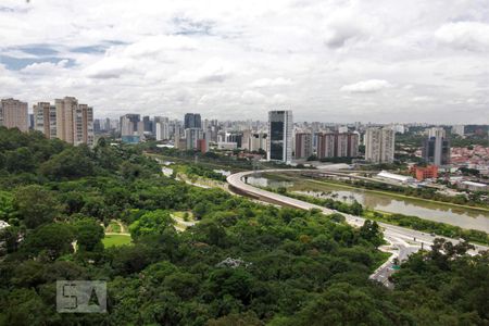 Vista da varanda de apartamento para alugar com 1 quarto, 110m² em Parque do Morumbi, São Paulo