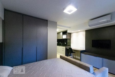 Quarto Sala de apartamento para alugar com 1 quarto, 38m² em Itaim Bibi, São Paulo