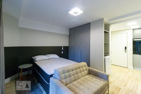 Quarto Sala de apartamento para alugar com 1 quarto, 38m² em Itaim Bibi, São Paulo