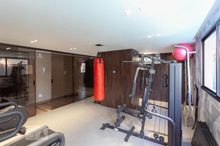 Apartamento para alugar com 123m², 2 quartos e 3 vagas Apartamento para alugar com 123m², 2 quartos e 3 vagasÁrea comum - Academia