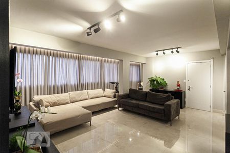 Sala de apartamento para alugar com 2 quartos, 123m² em Lourdes, Belo Horizonte