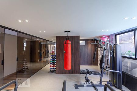 Apartamento para alugar com 123m², 2 quartos e 3 vagas Apartamento para alugar com 123m², 2 quartos e 3 vagasÁrea comum - Academia