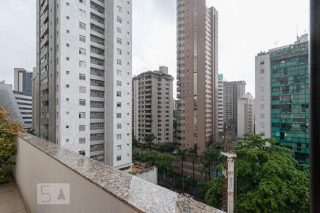 Varanda da Sala de apartamento para alugar com 2 quartos, 123m² em Lourdes, Belo Horizonte