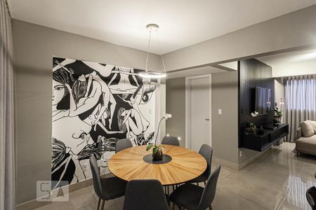 Sala de Jantar de apartamento à venda com 2 quartos, 123m² em Lourdes, Belo Horizonte