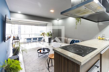 Sala de apartamento à venda com 1 quarto, 51m² em Barra Funda, São Paulo