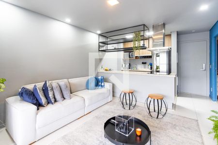 Sala de apartamento à venda com 1 quarto, 51m² em Barra Funda, São Paulo