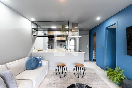 Sala de apartamento à venda com 1 quarto, 51m² em Barra Funda, São Paulo