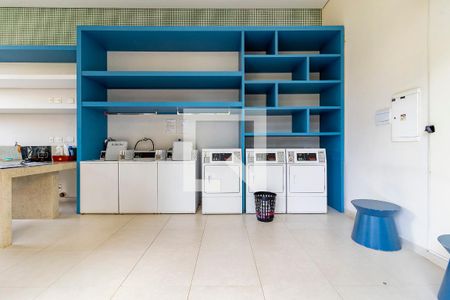 Studio para alugar com 34m², 1 quarto e 1 vagaLavanderia