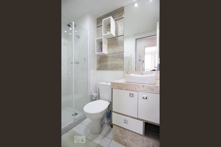 Banheiro social de apartamento à venda com 2 quartos, 55m² em São Cristóvão, Rio de Janeiro