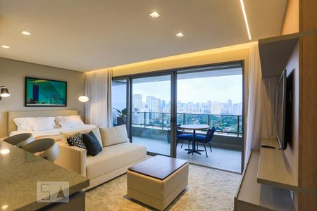 Sala  de kitnet/studio para alugar com 1 quarto, 46m² em Pinheiros, São Paulo