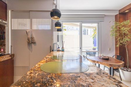 Sala de apartamento para alugar com 1 quarto, 35m² em Moema, São Paulo