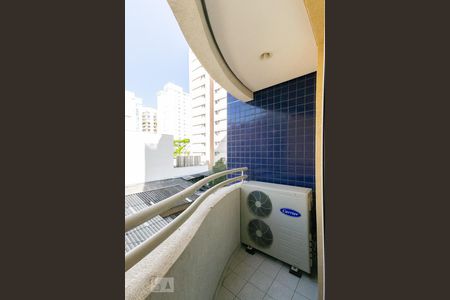 Varanda de apartamento à venda com 1 quarto, 35m² em Moema, São Paulo
