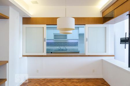 Sala - Cozinha de apartamento para alugar com 4 quartos, 183m² em Laranjeiras, Rio de Janeiro