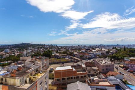 Vista Sala de apartamento à venda com 3 quartos, 67m² em Santo Antônio, Porto Alegre
