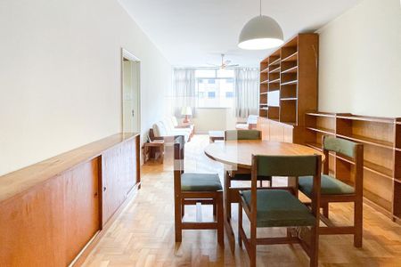 Sala de apartamento para alugar com 3 quartos, 121m² em Cerqueira César, São Paulo