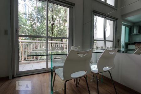 sala de apartamento para alugar com 1 quarto, 48m² em Vila Andrade, São Paulo