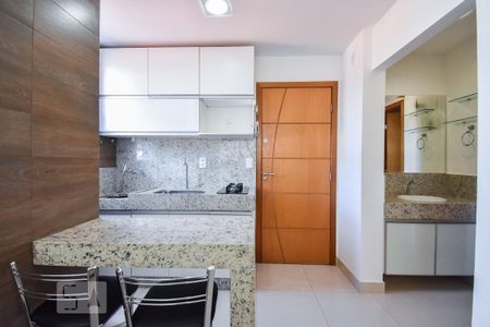 Sala de apartamento para alugar com 1 quarto, 40m² em Itapoã, Belo Horizonte
