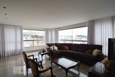 Sala de apartamento para alugar com 4 quartos, 154m² em Buritis, Belo Horizonte