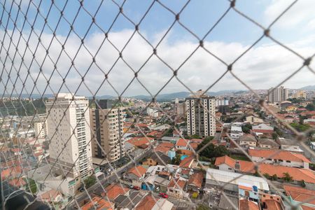 Vista varanda gourmet de apartamento à venda com 3 quartos, 66m² em Vila Rosália, Guarulhos