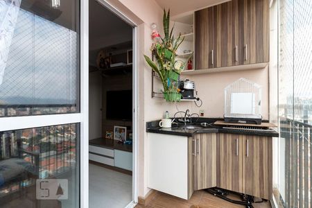 Varanda gourmet de apartamento à venda com 3 quartos, 66m² em Vila Rosália, Guarulhos