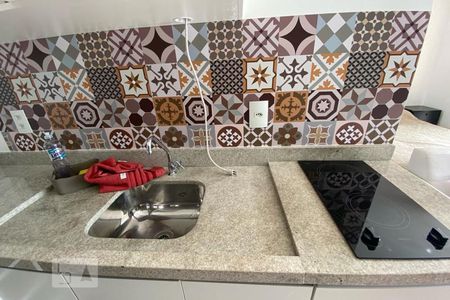 Studio para alugar com 35m², 1 quarto e 1 vagadetalhe da cozinha