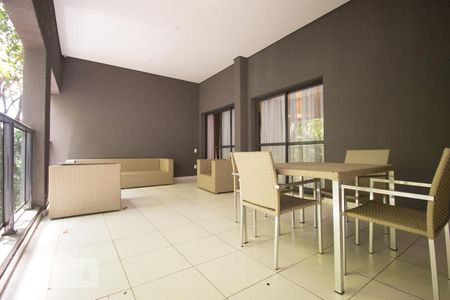 Studio para alugar com 37m², 1 quarto e sem vagaSalão de festas 