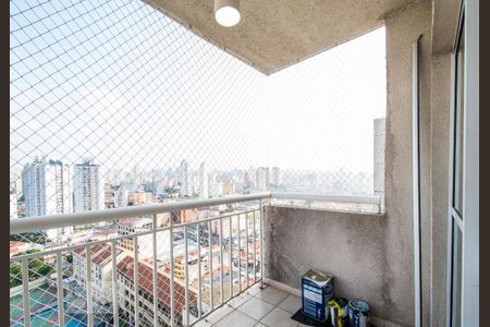 Varanda da Sala de apartamento à venda com 2 quartos, 63m² em Cambuci, São Paulo