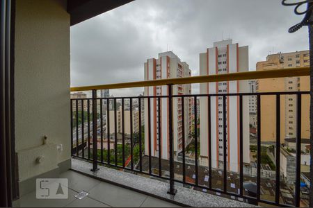 Varanda de kitnet/studio para alugar com 1 quarto, 26m² em Campos Elíseos, São Paulo