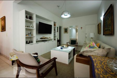 Sala de estar de apartamento para alugar com 2 quartos, 110m² em Leblon, Rio de Janeiro