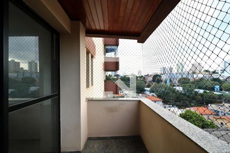 Sacada da Sala de apartamento à venda com 3 quartos, 130m² em Vila Valparaíso, Santo André