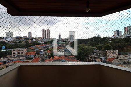 Sacada da Sala de apartamento à venda com 3 quartos, 130m² em Vila Valparaíso, Santo André
