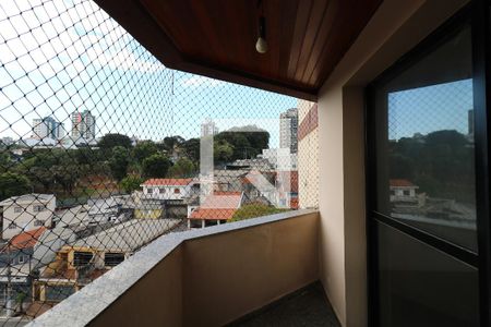 Sacada da Sala de apartamento para alugar com 3 quartos, 130m² em Vila Valparaíso, Santo André