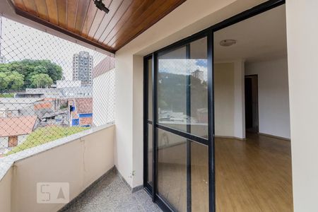 Varanda da Sala de apartamento para alugar com 3 quartos, 130m² em Vila Valparaíso, Santo André