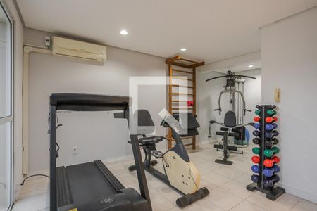 Área comum - Academia de apartamento para alugar com 1 quarto, 49m² em Independência, Porto Alegre