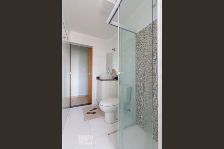 Banheiro social de apartamento para alugar com 1 quarto, 52m² em Bosque da Saúde, São Paulo
