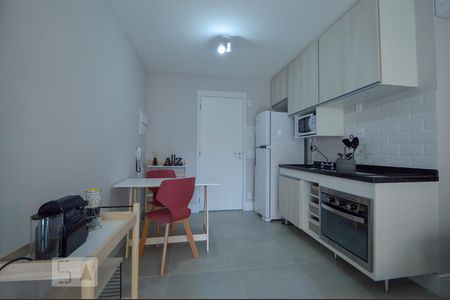 Cozinha de kitnet/studio para alugar com 1 quarto, 26m² em Campos Elíseos, São Paulo