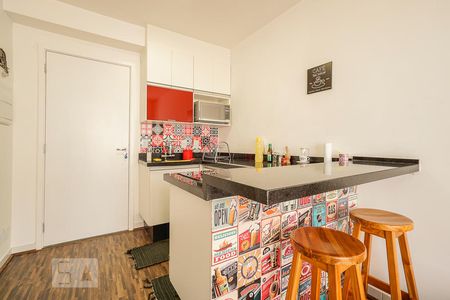 Cozinha de apartamento à venda com 1 quarto, 32m² em Brás, São Paulo
