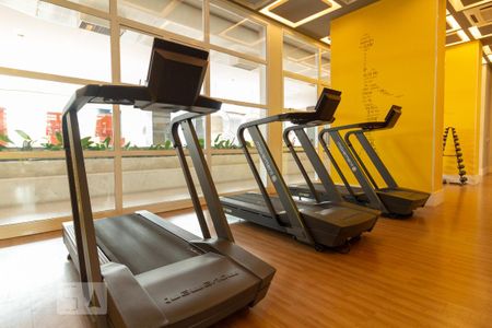 Apartamento para alugar com 49m², 1 quarto e 1 vaga Apartamento para alugar com 49m², 1 quarto e 1 vagaAcademia