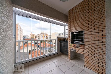 Varanda Gourmet de apartamento à venda com 3 quartos, 91m² em Santa Maria, São Caetano do Sul